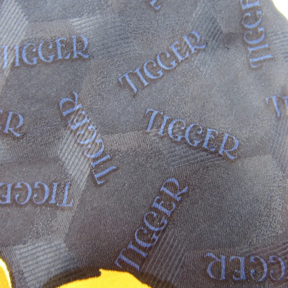 Disney Tigger Necktie Mens OS Navy Blue Excellent Winnie the Pooh Character Tie